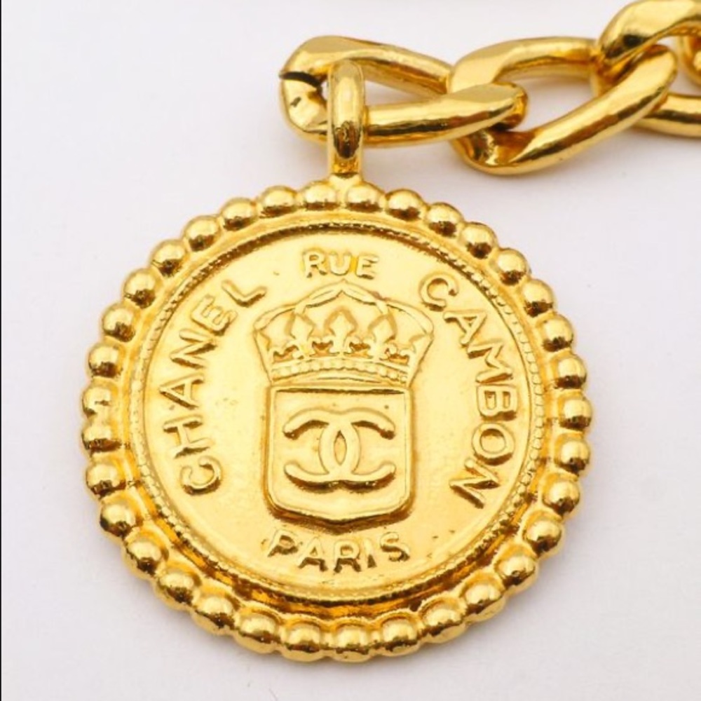 24k GP Vintage CHANEL rare collectors piece